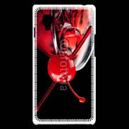 Coque LG Optimus L9 Cocktail cerise 10