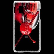 Coque LG Optimus G Cocktail cerise 10