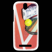 Coque HTC One SV Joueur de tennis 15
