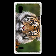 Coque LG Optimus L9 Portrait de tigre 10