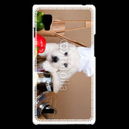 Coque LG Optimus L9 Chiot chef cuisinier