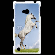 Coque Nokia Lumia 720 Cheval arable robe grise