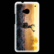 Coque HTC One Cerf dans la nature