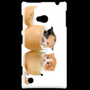 Coque Nokia Lumia 720 Chaton dans des coquilles d'oeuf
