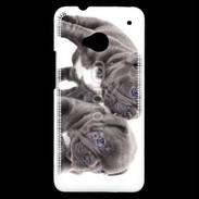 Coque HTC One Duo de bulldog français 5