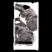 Coque HTC Windows Phone 8S Duo de bulldog français 5