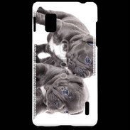 Coque LG Optimus G Duo de bulldog français 5