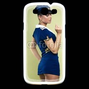 Coque Samsung Galaxy S3 Hôtesse de l'air sexy