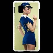 Coque LG Optimus G Hôtesse de l'air sexy