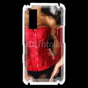 Coque Samsung Player One Belles et sexy en noir et rouge