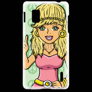 Coque LG Optimus G Hippie en dessin
