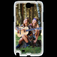 Coque Samsung Galaxy Note 2 Hippie et guitare 5