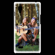 Coque LG Optimus L9 Hippie et guitare 5