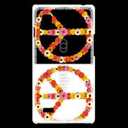 Coque LG Optimus L9 Symbole de la paix Hippie