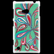 Coque Nokia Lumia 720 Fond Hippie en vert 
