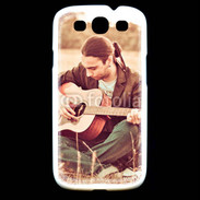 Coque Samsung Galaxy S3 Guitariste peace and love 1