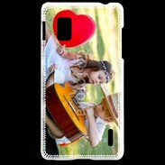 Coque LG Optimus G Jeune couple hippie