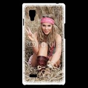 Coque LG Optimus L9 Hippie et cool