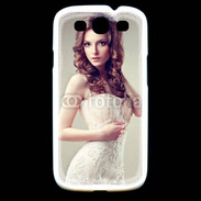 Coque Samsung Galaxy S3 Jolie femme style poupée porcelaine