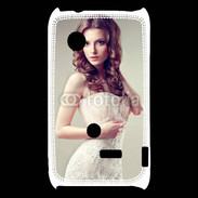 Coque Sony Xperia Typo Jolie femme style poupée porcelaine