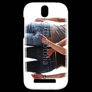Coque HTC One SV Couple gay sexy femmes 