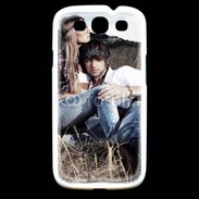 Coque Samsung Galaxy S3 Hippie amoureux et tranquile