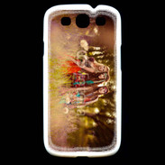 Coque Samsung Galaxy S3 Groupe de hippie dans les champs
