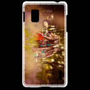 Coque LG Optimus G Groupe de hippie dans les champs