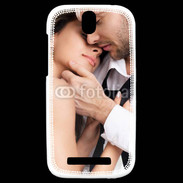 Coque HTC One SV Couple romantique et glamour