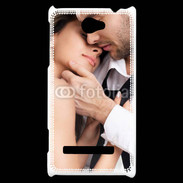 Coque HTC Windows Phone 8S Couple romantique et glamour