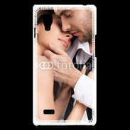 Coque LG Optimus L9 Couple romantique et glamour