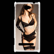 Coque HTC Windows Phone 8S Femme sexy en lingerie noire