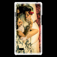 Coque LG Optimus L9 Couple lesbiennes romantiques