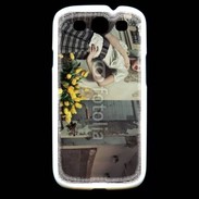 Coque Samsung Galaxy S3 Femme glamour quartier de Paris