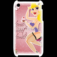 Coque iPhone 3G / 3GS Dessin femme sexy style Betty Boop