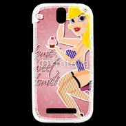 Coque HTC One SV Dessin femme sexy style Betty Boop