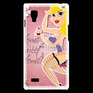 Coque LG Optimus L9 Dessin femme sexy style Betty Boop