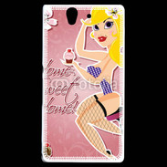 Coque Sony Xperia Z Dessin femme sexy style Betty Boop