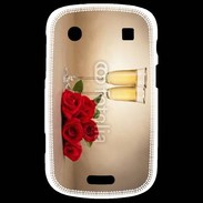 Coque Blackberry Bold 9900 Coupe de champagne, roses rouges