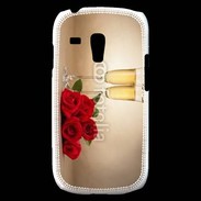 Coque Samsung Galaxy S3 Mini Coupe de champagne, roses rouges