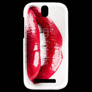 Coque HTC One SV Bouche sexy gloss rouge