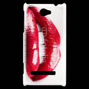 Coque HTC Windows Phone 8S Bouche sexy gloss rouge