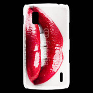 Coque LG Nexus 4 Bouche sexy gloss rouge