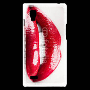 Coque LG Optimus L9 Bouche sexy gloss rouge