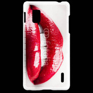 Coque LG Optimus G Bouche sexy gloss rouge