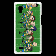Coque LG Optimus L9 Cartoon rugby 1