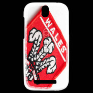 Coque HTC One SV Logo rugby Pays de Galles