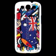 Coque Samsung Galaxy S3 Graffiti Australie rugby