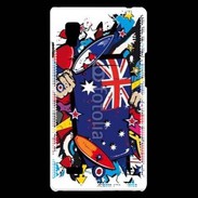 Coque LG Optimus L9 Graffiti Australie rugby