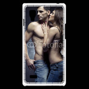 Coque LG Optimus L9 Couple câlin sexy 3